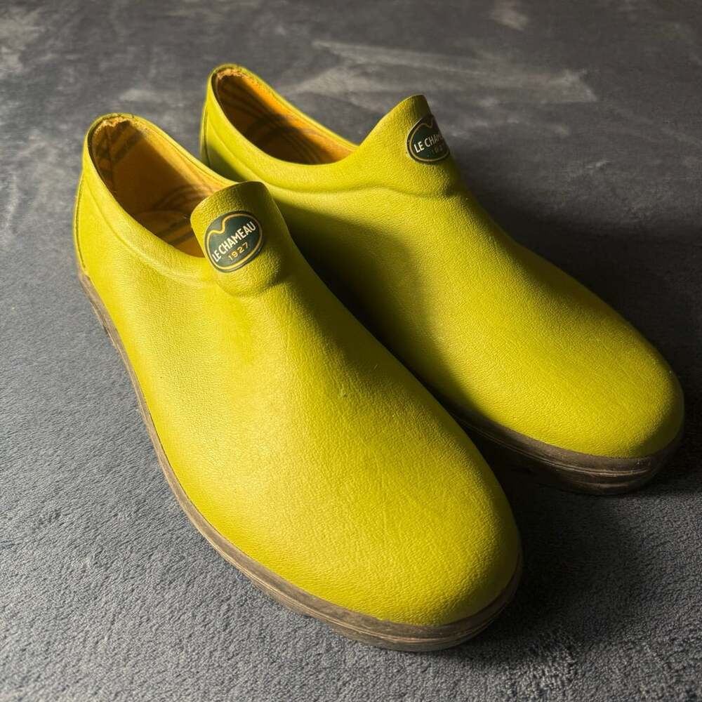 Le Chameau Garden Shoes Size 40 Green Rubber